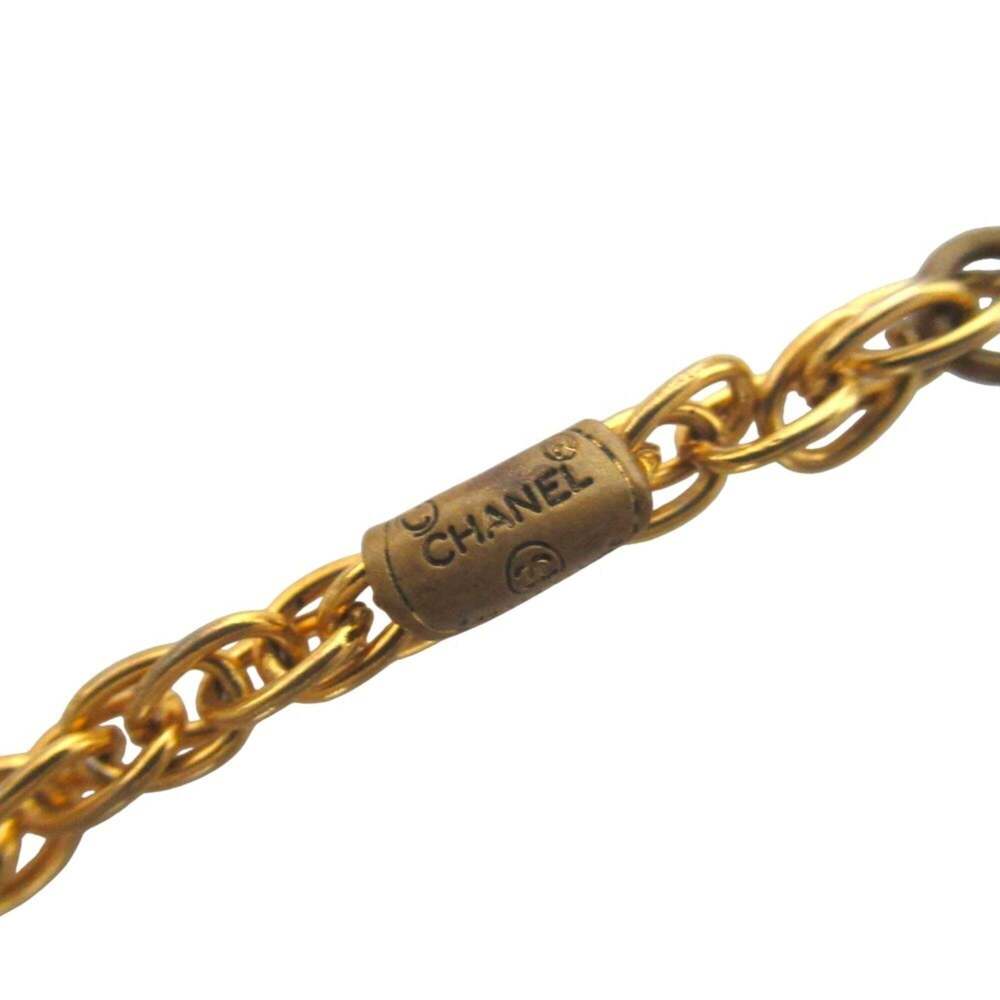 CHANEL Gold Logo Necklace - Picture 6 of 6
